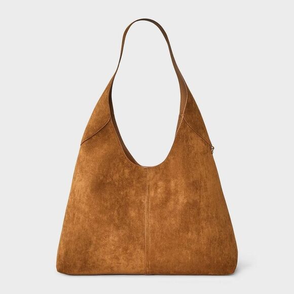 Universal Thread Handbags - Universal Thread - Oversized Slouchy Shoulder Bag - Universal Thread Brown